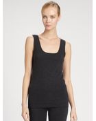 Donna Karan New York First Layer Stretch Cashmere Top - Lyst