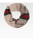 Gucci Diamante Pattern Ring Scarf - Lyst