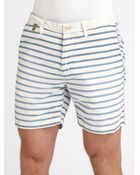 Scotch & Soda Nautical Striped Cotton Shorts - Lyst