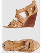 Tory Burch Wedge Sandals - Lyst