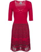 M Missoni Knitted Dress - Lyst