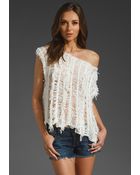 Plastic Island Wild Fringe Sweater - Lyst