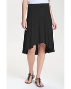 Stem Asymmetrical Hem Midi Skirt - Lyst