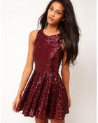Tfnc Tfnc Sequin Prom Dress - Lyst