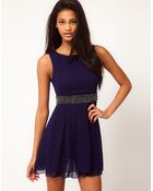 Tfnc Tfnc Skater Dress with Bauble Embellishment - Lyst