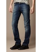 Burberry Steadman Stonewash Slim Fit Jeans - Lyst