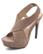 Diane von Furstenberg Zia Suede Platform Sandals - Lyst