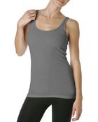 Michael Stars 2x1 Rib Boyfriend Tank - Lyst