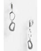 Judith Jack Kidney Double Drop Earrings - Lyst