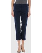 Aspesi 3/4 length Trousers - Lyst