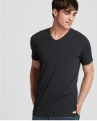 Calvin Klein Stretch V-Neck Undershirt, Pack Of 2 - Lyst