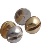 A.L.C. Brass Silver Screw Stud Earrings - Lyst