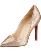 Christian Louboutin Pigalle Glitter Pump - Lyst
