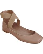 Chloé Square Toe Ballerina Flat - Lyst
