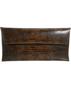 Jil Sander Glazed Karung Clutch - Lyst