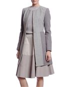Thakoon Collarless Coat - Lyst
