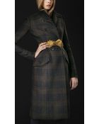 Burberry Prorsum Wool Tailored Top Coat - Lyst