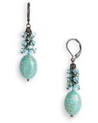 Dabby Reid Ltd Crystal Cluster Drop Earrings - Lyst