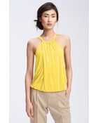 Trina Turk Imma Draped Halter Top - Lyst