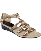 Ellen Tracy Christie Wedge Sandals - Lyst