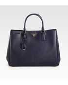 Prada Saffiano Lux Tote Bag - Lyst