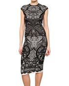 Alexander McQueen Victorian Puckering Wool Jacquard Dress - Lyst