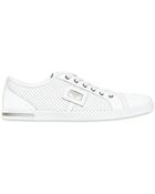 Dolce & Gabbana Perforated Nappa Finish Leather Sneakers - Lyst