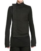 Gareth Pugh Heavy Jersey Denim Jacket - Lyst