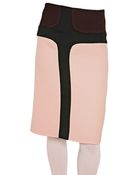 Marni Blockcolor Wool Silk Radzmir Skirt - Lyst
