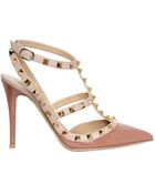 Valentino 100mm Rock Stud Patent Pumps - Lyst
