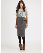 Burberry Prorsum Owl Tee - Lyst