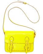 Steve Madden Bpandori Shiny Patent Crossbody Satchel - Lyst