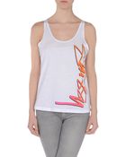 Stussy Sleeveless Tshirt - Lyst