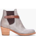 Rag & Bone Grey Durham Booties - Lyst