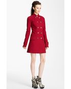 Rachel Zoe Double Breasted Raglan Coat - Lyst