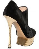 Nicholas Kirkwood Velvet Low Boots - Lyst