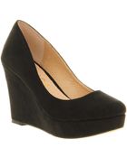 Office Wavelength Wedge Black Microfibre - Lyst