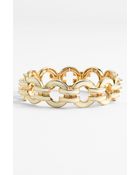 Ak Anne Klein Union Square Enamel Link Bracelet - Lyst