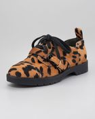 Alexander Wang Daria Calfhair Low Combat Boot - Lyst