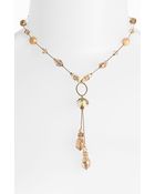 Dabby Reid Ltd Crystal Y-Necklace - Lyst
