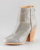 Rag & Bone Newbury Bootie Gray - Lyst