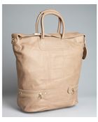 See By Chloé Camel Leather Large Convertible Tote - Lyst