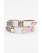Tory Burch Logo Wrap Bracelet - Lyst
