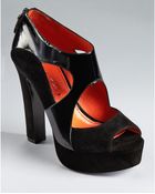 Via Spiga Pumps Meredith Peep Toe - Lyst
