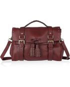 Mulberry Tassel Studded Leather Shoulder Bag - Lyst