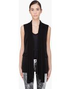 Rag & Bone Black Manon Vest - Lyst