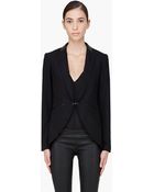 Rag & Bone Leather Trimmed Hubert Blazer - Lyst