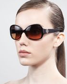 Tory Burch Large Butterfly Sunglasses - Lyst