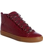 Balenciaga Arena High Trainers - Lyst
