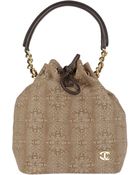 Just Cavalli Large Fabric Bag - Lyst
